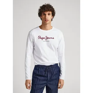 Pepe Jeans Eggo Langarm-T-Shirt White M