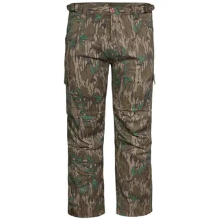 Mossy Oak Cotton Mill 2.0 Jagdhose für Herren, Camouflage-Kleidung, Größe L, Greenleaf