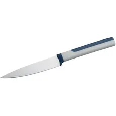 Tasty Universalmesser 11,5cm Klinge – Premium Küchenmesser: Scharf, Rostfrei & Ergonomisch – Ideal für Fleisch, Obst & Gemüse in Grau/Blau/Silber