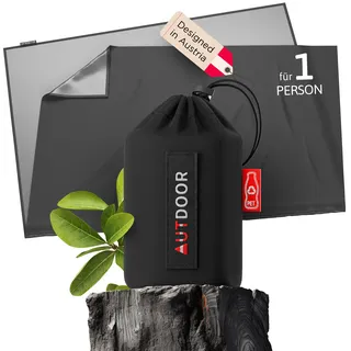 AUTDOOR® Mini Picknickdecke für 1 Person – nachhaltig aus recyceltem Nylon – ultrakompakt & leicht, Wasserabweisende Stranddecke, ideal für Camping, Picknick & Wandern