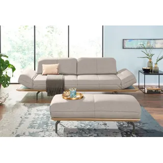 creation by rolf benz Creation BY ROLF BENZ, Polsterhocker »CR.420, Designhocker, Sitzhocker« in 2 Bezugsqualitäten, Holzrahmen in Eiche natur), oder Nussbaum,