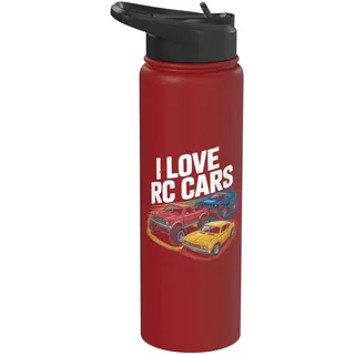 Ich liebe RC Cars Fun Vehicles Play Stainless Steel Insulated Water Bottle