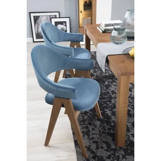 aea Esszimmerstuhl Holz blau 6er Set