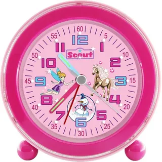 Scout NightLight Quarzwecker pink