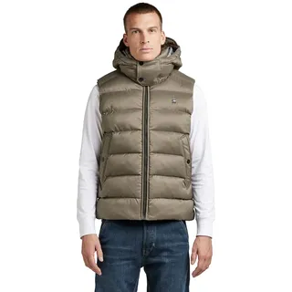 G-STAR RAW Men's Jackets G-Whistler Padded Hooded Vest, Braun (turf D20101-D199-273), M