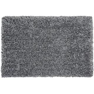 Beliani Shaggy-Teppich Cide 200/140 cm , Schwarz , Kunststoff , Rechteckig , 140x200 cm , Teppiche und Böden, Teppiche, Hochflorteppiche & Shaggys