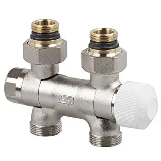 Ventilhahnblock flexibel"Free Style" Ein&Zweirohrsystem drehbar 1/2" x 3/4" Eurokonus - 30 x 1,5