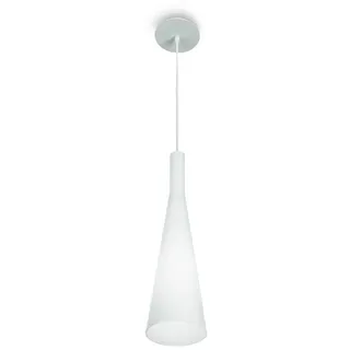 Ideal Lux Evergreen Lights 1-flg. 14 cm rund weiß Glas