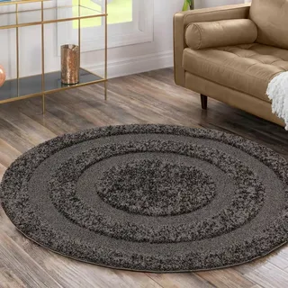 Sanat "Luxus 3500", rund 30 mm Höhe robuster Langflor, weich, Wohnzimmer, Schlafzimmer,