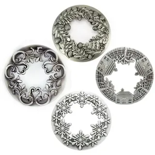 MUXSAM Kerzendeckel Kerzen im Glas Kerzendeckel aus Metall, hilft Kerzengläsern gleichmäßig zu brennen, Kerzenaccessoire, Kerzenaufsatz Illuma-Deckel für Yankee Jar Candle, 4 Stück,Silber