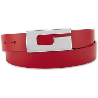 BERND GÖTZ Koppelgürtel mit Gürtelschließe im G-Look, rot