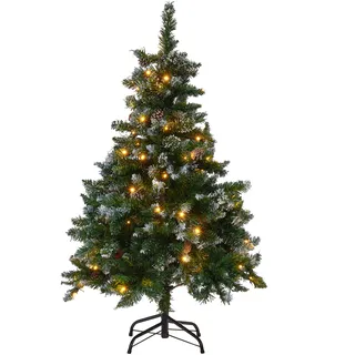 Beliani Weihnachtsbaum 120 cm Grün