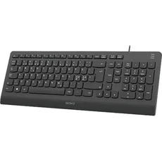 Deltaco TB-803 keyboard - Tastaturen - Schwarz