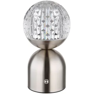 Akku-Tischleuchte , Klar , Kunststoff , F , 20 cm , Stufenschalter, Farben fixierbar, Touch (on/off) , Lampen & Leuchten, Innenbeleuchtung, Tischlampen, Akku-Tischlampen