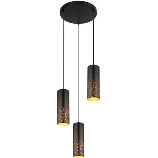 GLOBO Crocky 1-flg. 150 cm schwarz/gold Metall
