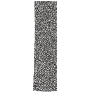 Theko Filzteppich Felty 70x270 cm , Textil , Abstrakt , Freiform , 70x270 cm , für Fußbodenheizung geeignet , Teppiche und Böden, Teppiche, Schafwollteppiche