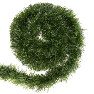 CCINEE Weihnachtsgirlande, künstliche Ranke, weiche grüne Girlande, Dekoration für Weihnachten, Urlaub, Hochzeit, Dekoration, 90 cm