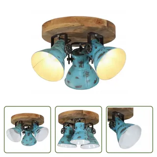 The Living Store Deckenleuchte 25 W Blau 35x35x25 cm E27 - Blau