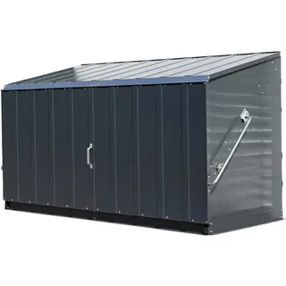 Trimetals Auflagenbox 194 x 88 x 112 cm Grau/Silber