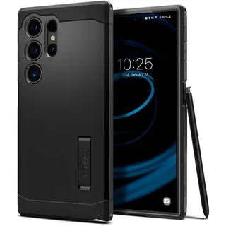 SPIGEN Samsung Galaxy S24 Ultra Tough Armor Hülle schwarz