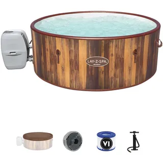 Bestway Whirlpool , Braun, Weiß , Metall, Kunststoff , 66 cm , Freizeit & Co, Wellness & Gesundheit, Whirlpools