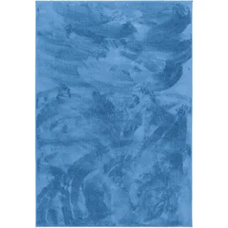 Snapstyle LUXUS SUPER SOFT HOCHFLOR LANGFLOR TEPPICH 100 x 200 cm Blau