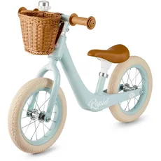 Kinderkraft RAPID2 Laufrad aus Metall, Fahrrad ohne Pedal, Fahrrad, Verstellbarer Sitz, Retro-Stil, für Kinder von 2 Jahren bis 35 kg