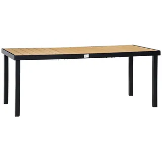 Gartentisch - Outdoor Esstisch - Aluminium - Für 8 Personen - Rechteckig - 190×90×74 cm
