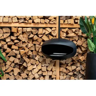 La Fuego Bioethanol Tischkamin Heaven – Freistehend mit Holzfüßen – Für Innen & Überdachte Außenbereiche