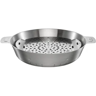 Fiskars Grillkorb Ø 30 cm Edelstahl Schwarz