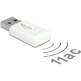 DeLock USB 3.0 Dualband WLAN ac/a/b/g/n Micro Stick 867 + 300 Mbps,