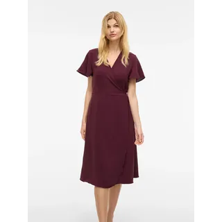 Vila Wickelkleid »VILOVIE S/S WRAP MIDI DRESS - NOOS« Sommerkleid, lila