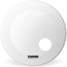 Evans BD22RGCW Resonanzfell für Bassdrum 55,8 cm (22 Zoll) Loch 12,7 cm (5 Zoll) weiß