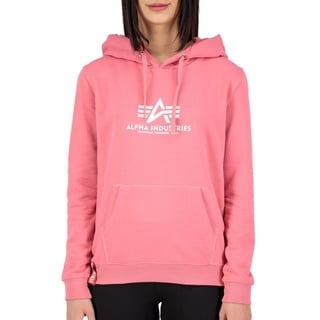 Alpha Industries New Basic Hoody Wmn Kapuzensweat für Damen Coral Red