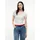TJW Slim Essential Rib V Kurzarmshirt Weiß XXS