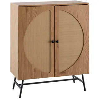 Wohnling Sideboard 80 x 103 x 39 cm braun