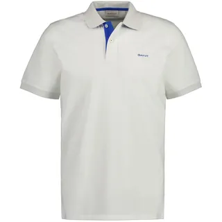 GANT Herren Poloshirt 1er Pack REGULAR Contrast Rugger Kurzarm-poloshirt - Eggshell, M