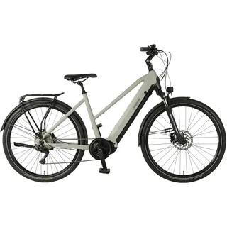 Prophete Entdecker 5.0 E-Bike – 28" Trekkingrad – Mittelmotor AEG SportDrive II 250 W/100 Nm – 48 V/720 Wh Akku – Deore 10-Gang – Hydr. Scheibenbremsen – grau/schwarz - RH 50cm