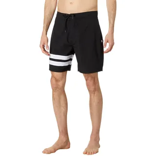 Hurley Herren Block Party 18' Badeshorts f r Herren, Schwarz, 33 EU