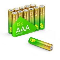 Bild von Batteries Ultra Micro (AAA)-Batterie Alkali-Mangan 1.5V 12St.
