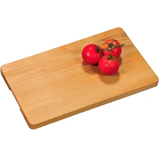 Kesper Profi-Schneidebrett 45x27x2,8cm aus Buchenholz, Buche, Braun, 45 x 27 x 2.8 cm