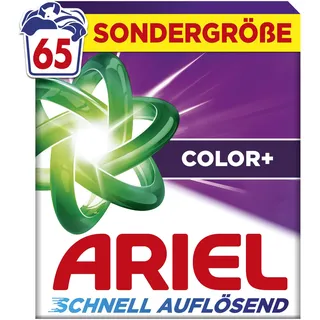 Ariel Pulverwaschmittel Color+, 65 Wäschen