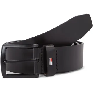 Tommy Hilfiger Herrengürtel Leder 3,5 cm Schwarz 95