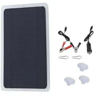 Garosa 20 W 12 V Solarmodul mit Hohem Wirkungsgrad PV-Strom für das Batterieladen von Booten, Wohnwagen, Wohnmobilen und Anderen Netzunabhängigen Anwendungen