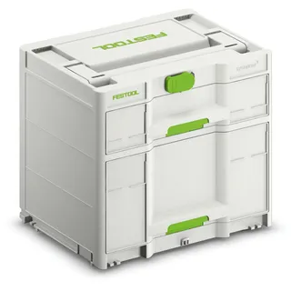 Festool Systainer SYS3-SORT/2 M 337 577770 Transportkiste schwarz 396 x 296 x 337 mm