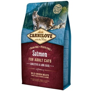 Carnilove Lachs für Katzen mit empfindlicher Verdauung und Langhaar 2kg