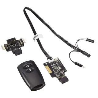 Silverstone SST-ES02-USB - 2.4G Funk-Fernbedienung für PC Power / Reset, USB 2.0 9-Pin