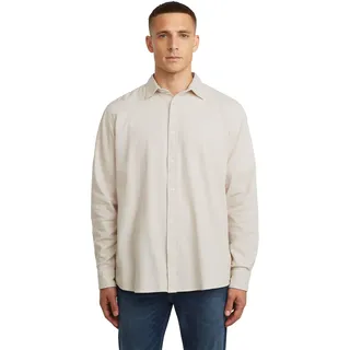 G-STAR Men's Clean Regular Shirt, Size: XXL, Color Beige