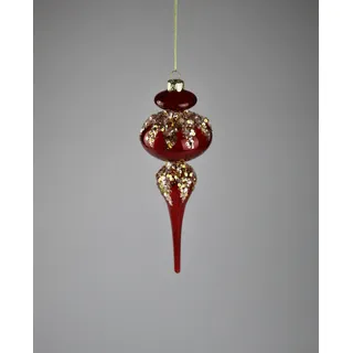 Christbaumschmuck AM DESIGN "aus Glas, Ø: 21 cm", rot, Ø:21cm, Weihnachtsbaumschmuck, Christbaumschmuck, 2er Set