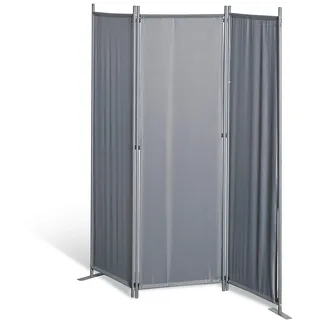 GRASEKAMP Garten-Paravent 160 x 170 cm grau Polyester